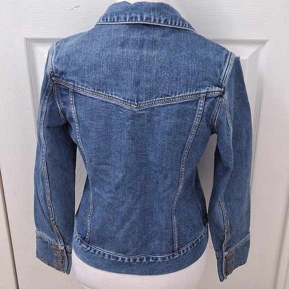 Eddie Bauer Authentic Women's Denim Jacket Size 8 - Picture 6 of 14